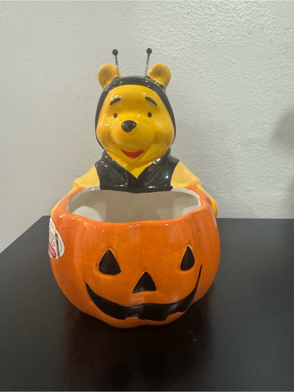 Winnie the Pooh Bee Costume Pumpkin Candy Bowl - Home Accents